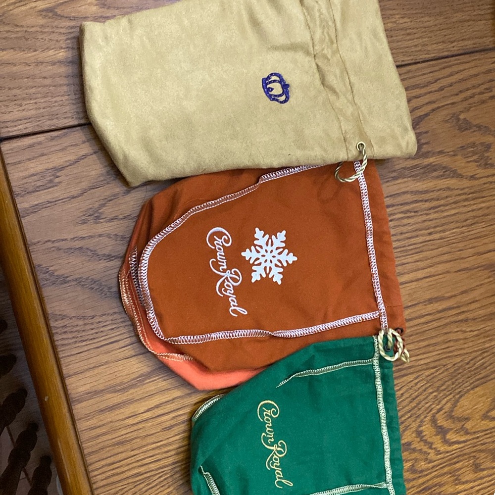 Lot of Crown Royal Bags